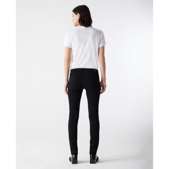 AG Adriano Goldschmied • The Stilt Cigarette Skinny Jeans Black | Size 25R - Picture 3 of 13